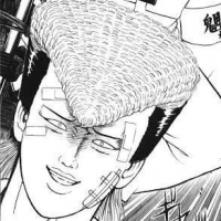 漫画,不良,リーゼント,絆創膏,笑顔,クローズ