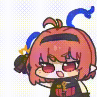 イラスト,女の子,赤髪,アホ毛,デフォルメ,アニメ風