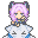 ピクセルアート,キャラクター,猫耳,狼,アイコン