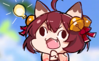 猫耳,キャラクター,ベル,アイデア,ひらめき,かわいい,アニメ