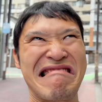 男性,変顔,屋外,自撮り,短髪