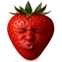 いちご,顔,擬人化,フルーツ,ユニーク,おもしろ画像