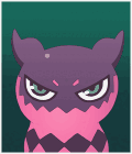 フクロウ,紫色,アニメ風,動物,シンプル,イラスト