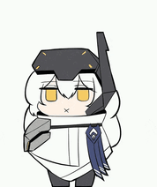 キャラクター,アニメ風,白髪,帽子,ロボット風,黄色い目,かわいい