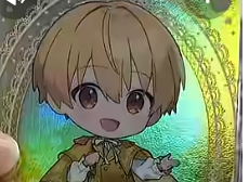 アニメ,ちびキャラ,男の子,金髪,笑顔,イラスト